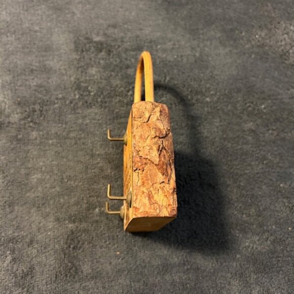 Vintage Hanging Wood Key Holder - Picture 4 of 4
